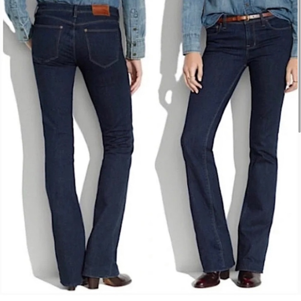 Madewell Bootlegger Jeans Dark Wash Blue - 29x32 New w/Tags